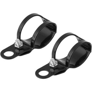 - Montagebeugel voor richtingaanwijzer voor motorfiets, geschikt voor voorvork 30-45mm Scooter, 2 stuks (zwart)