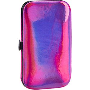 Arte Regal Manicureset Metallic 10,8 Cm Staal Zilver/roze 7-delig