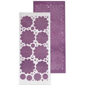LeCrea - 10 Nested Flowers stickers 6. mirror candy 61.5855