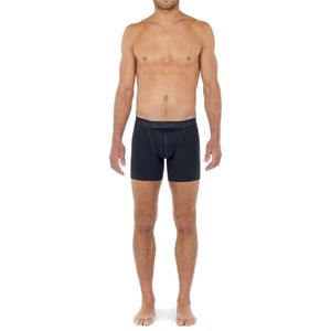 HOM - HO1 Long Boxer Briefs (1-pack) - Heren Boxer met langere pijp en horizontale gulp - Navy - Maat XL