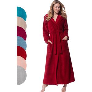 JGS ® Extra Lange Damesbadjas met Capuchon voor Comfort en Luxe