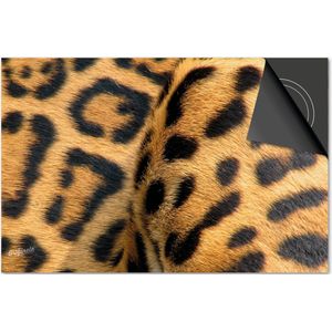 Inductie beschermer 65x52 - afdekplaat inductie mat - Dietrix Kookplaat beschermer - Base - Dieren - Cheetahprint dichtbij