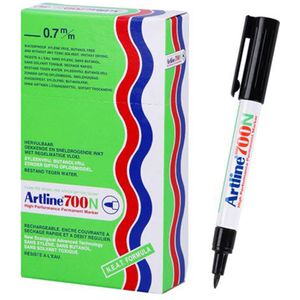 ARTLINE 700 NEAT - Permanent Marker - Doos van 12 stuks - 0,7 mm Lijndikte - Zwart