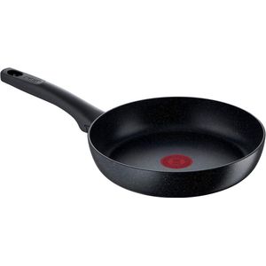 28cm Black Stone Frying Pan - Non-Stick Coating - Induction Safe - Healthy Cooking - Stone Effect