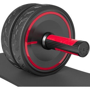 Ab roller - Ab wheel - buikspierwiel - Ab wheel roller - buikspiertrainer met gratis anti slip mat - wiel voor buikspieren te trainen - thuis fitness