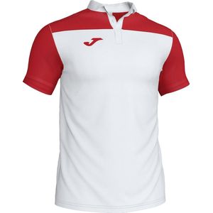 Joma Crew Iii Polo - Wit / Rood | Maat: 2XL