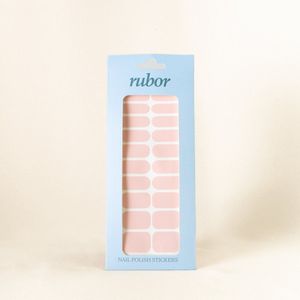 Rubor - Nagellak sticker - manicure - nagellak zonder drogen - roze