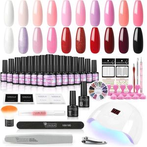 Nagellak Set met 36W UV Lamp en 20 Kleuren voor Manicure en Nail Art