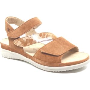 Hartjes, BREEZE SANDALE, 132.1135/34 52.52, Oranje kleurige dames sandalen met klittenband sluiting