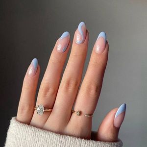 24 Stuks Nepnagels - Kunstnagels Nail Art - Plak Nagels - Multicolor