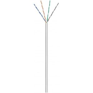 Danicom CAT5e F/UTP 50 meter kabel op rol stug grijs CCA - Trekdoos - Internetkabel - Netwerkkabel - UTP kabel
