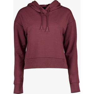 Osaga cropped dames hoodie rood - Maat XL