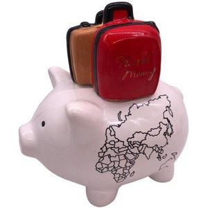 Pomme-Pidou, Spaarpot, Spaarvarken, Piggies with a mission: Travel money