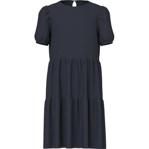 NAME IT NKFVIVALDI SS DRESS Meisjes Jurk - Dark Sapphire - Maat 116