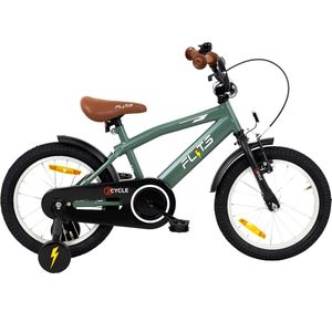 2Cycle Flits - Kinderfiets - 16 inch - Groen - Jongensfiets -16 inch fiets