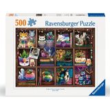 Ravensburger puzzel Cubby Cats and Succulents - Legpuzzel - 500 stukjes