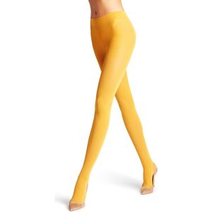 FALKE Pure Matt 50 DEN dames panty - amber - Maat: M