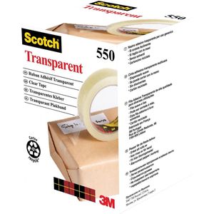 Scotch® Transparante Tape, Individueel Flowpack + Toren, 19 mm x 66 m