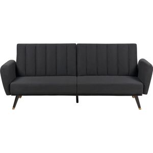 VIMMERBY - Slaapbank - Zwart - Polyester