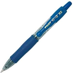 Pen Roller Pilot G-2 XS Intrekbaar Blauw 0,4 mm (12 Stuks)