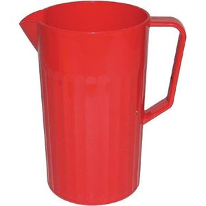 Kristallon Polycarbonaat Schenkkan - Rood - 1,4 Liter