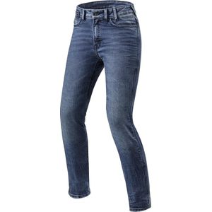 REV'IT! VICTORIA LADY SF MEDIUM GREY USED MOTORCYCLE JEANS-L32/W28 - Maat - Broek