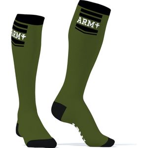 SneakXX - Voetbal Sokken ARMY - Groen