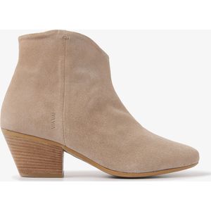 VIA VAI Claire Lott Enkellaarsjes dames - Licht beige