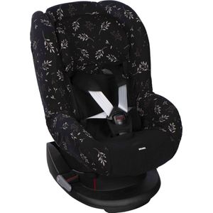 Dooky Seat Cover Groep 1 Autostoel hoes Romantic Leaves Black