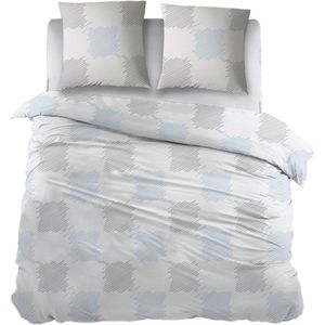 Snoozing Oranges Dekbedovertrek - Extra breed - 270x200/220 cm - Blauw