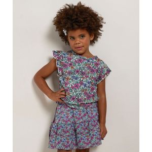 terStal Europe Kids - Meisjes / Kinderen T Shirt met Print - 98/104 - Wit