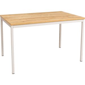 Furni24 Multifunctionele tafel 120x80 cm saffier eiken decor / grijs