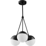 TooLight Hanglamp APP687-3CP - E27 - 3 Lichtpunten - Wit/Zwart