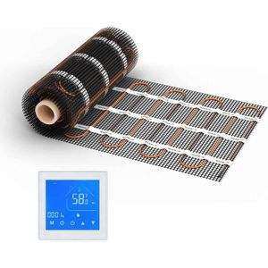Elektrische vloerverwarming voor tegels: verwarmingsmat WARMON CLASSIC 150 W/m², ultradunne tweeaderige verwarmingsmat met thermostaat MCS 450