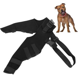 Verstelbare kniebrace voor honden - Maat M - Achterpotenbeschermer herstelt wonden en stabiliteit