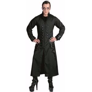 Halloween - Zwarte gothic/vampier jas verkleedkleding voor heren L/XL