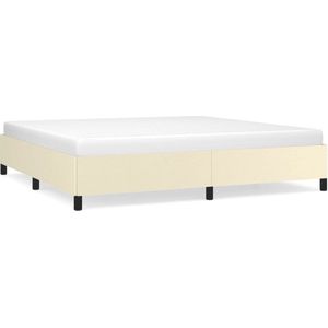 vidaXL-Bedframe-kunstleer-crèmekleurig-200x200-cm