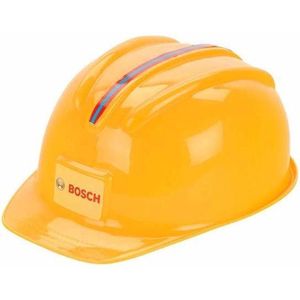 Klein Toys Bosch helm - in grootte verstelbaar - geeft plezier geen bescherming - geel