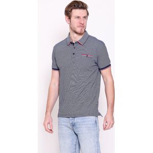 Mezaguz Heren Polo-Presley-Navy-Maat L