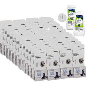 Geberit DuoFresh Sticks - mega verpakkingen verpakking - 384 stuks met 2 gratis luchtverfrissers