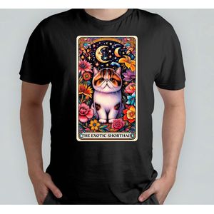 The Exotic Shorthair - T Shirt - Cats - Gift - Cadeau - CatLovers - Meow - KittyLove - Katten - Kattenliefhebbers - Katjesliefde - Prrrfect - Tarot