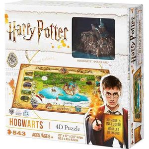 4D Mini Harry Potter Puzzel Hogwarts (543 stukjes)
