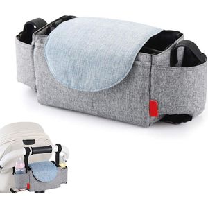 Kinderwagen Organizer - Kinderwagen Tas - Buggy Tas Organizer - Wandelwagen Organizer - Buggy Tas Organizer - Buggy Kinderwagen Organizer - Luiertas - Met Geïsoleerde Bekerhouder - Babyaccessoires - 3 Draagmogelijkheden - Voor Elke Kinderwagen