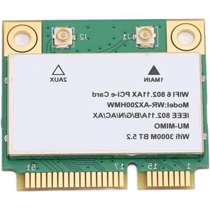 Netwerkkaart AX210HMW 2.4G/574Mbps 5G/2400Mbps WIFI BT5.2 voor laptops en kleine mainframes met Mini PCIE-interface voor WIN10.