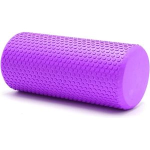 Foamroller 45 cm EVA schuimroller - lichtgewicht schuimrollen voor spieren - verlicht pijn en vermoeidheid - verbetert weefselherstel - draagbare massageroller voor sportschool