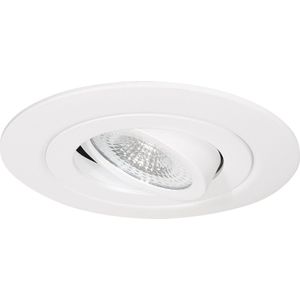Ledmatters - Inbouwspot Wit - Dimbaar - 5 watt - 510 Lumen - 3000 Kelvin - Wit licht - IP44 Badkamerverlichting