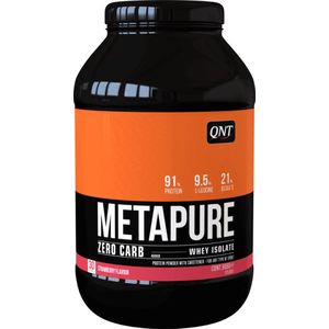QNT -  Metapure Zero Carb - Whey Isolaat - 908 gram - Aardbei