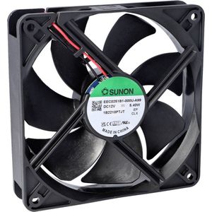 Sunon EEC0251B3-000U-A99 Axiaalventilator 12 V/DC 127.39 m³/h (l x b x h) 25 x 120 x 120 mm
