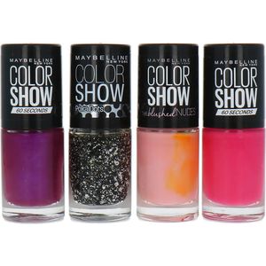 Maybelline Color Show Set 2A Nagellak - 4 x 7 ml