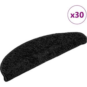 vidaXL - Trapmatten - 30 - st - 56x17x3 - cm - zwart